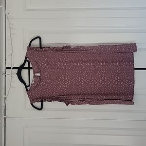 Maurices Polka Dot Tank Blouse Size Large